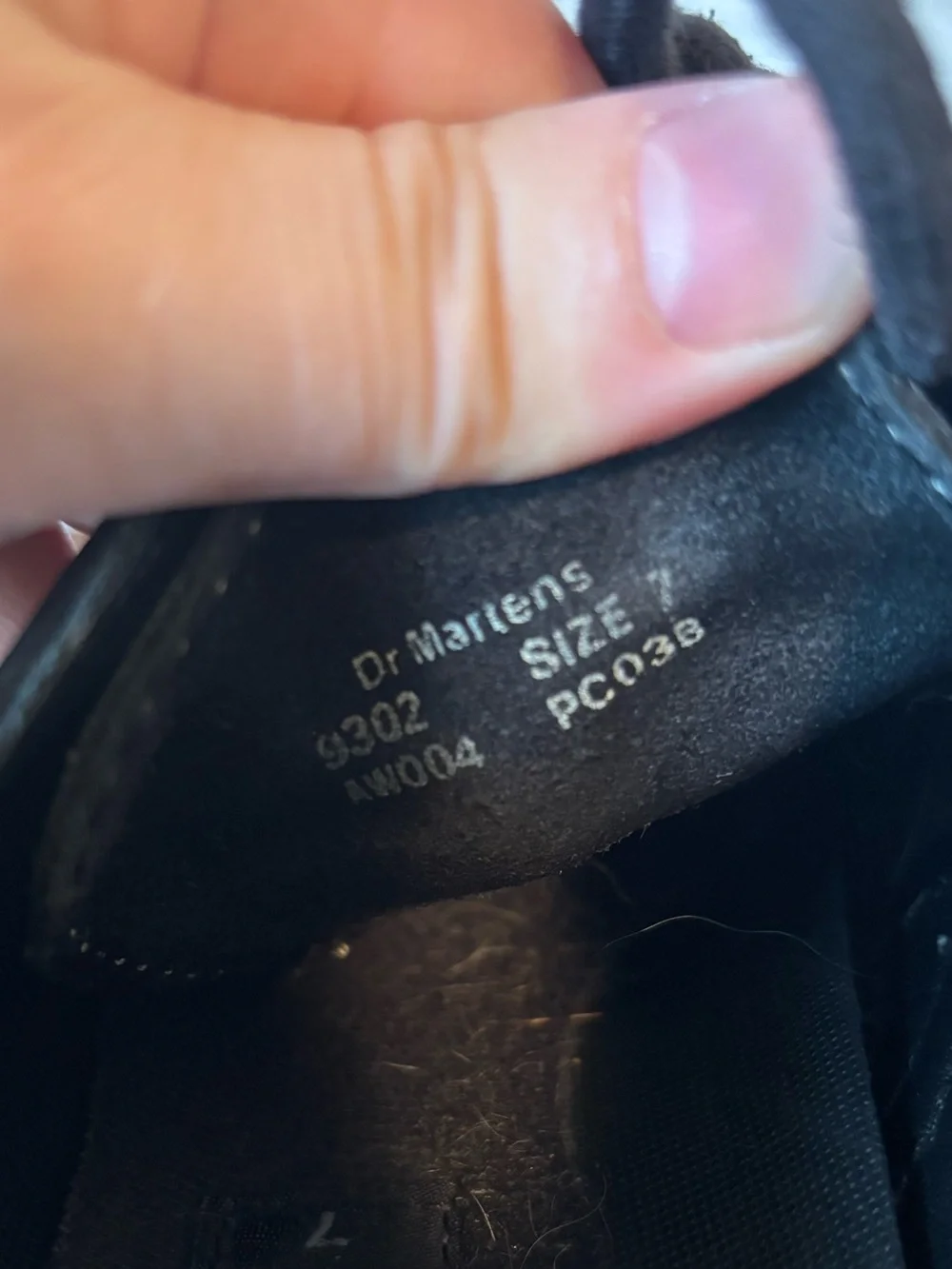 Black Leather, Men’s Doc Martens Shoes with Yellow Stitching